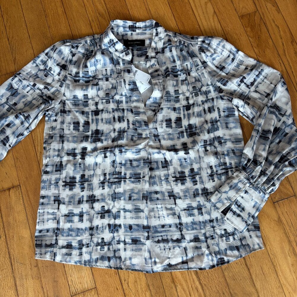 Banana Republic, Women's Crepe Volume-Sleeve Blouse